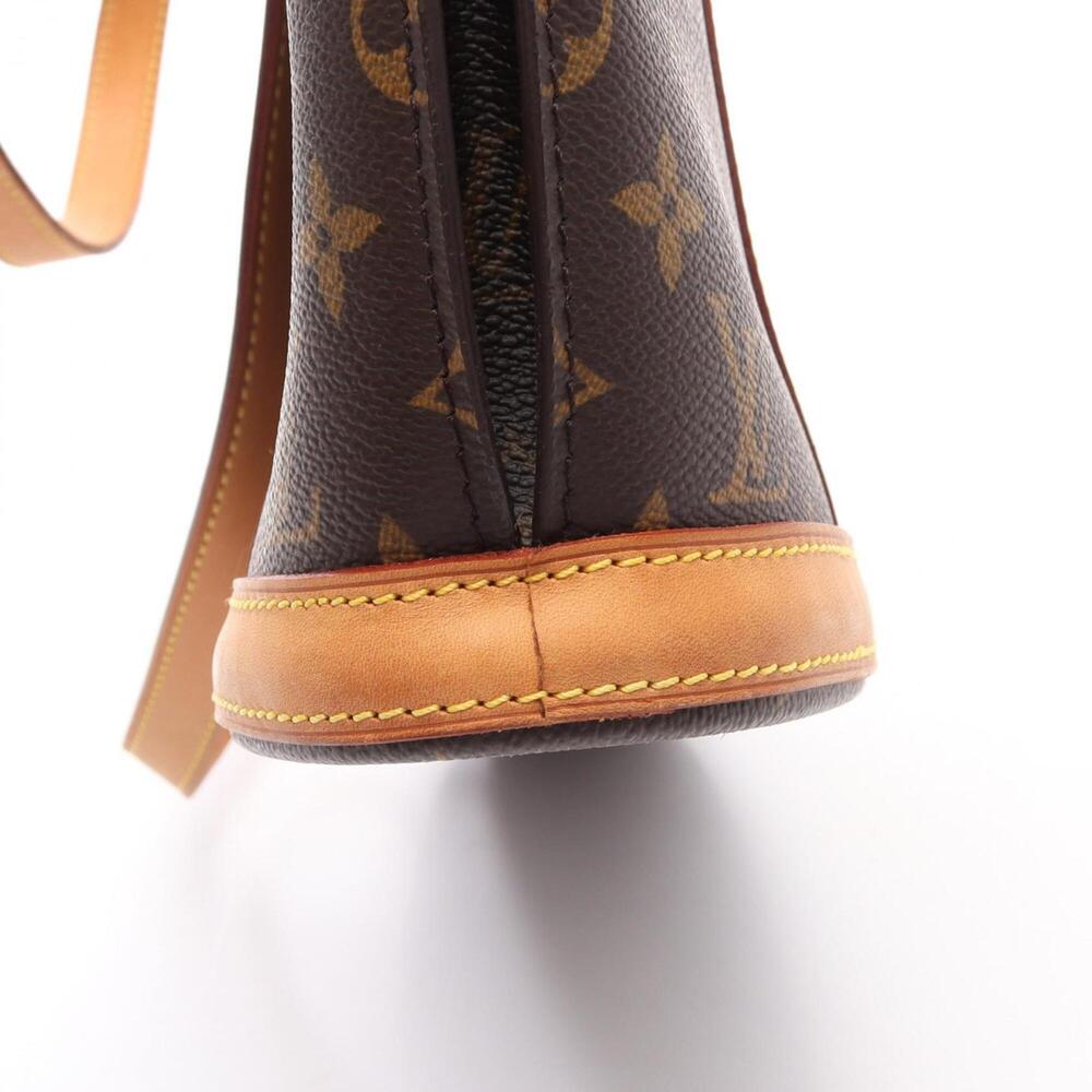 LOUIS VUITTON Authentic Brown Monogram Leather Shoulder Bag - Picture 9 of 15
